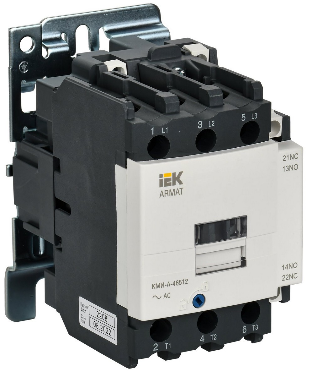 Контакторы Контактор IEK ARMAT КМИ-А-46512 LC1D 65А 400В/АС3 1НО/1НЗ AR-ACC-41-065-400-11 