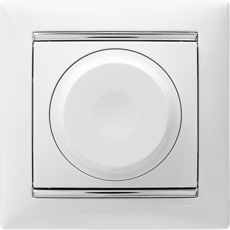 Legrand Valena Classic Белый Светорегулятор Legrand Valena Classic белый для светодиодов 5-300 Вт 774263