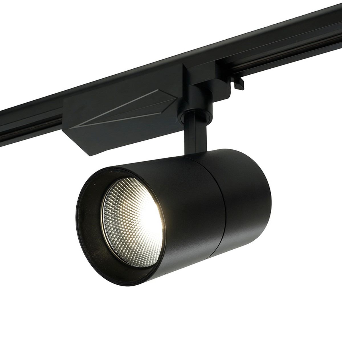 Трековые светодиодные светильники Светодиодный светильник Feron AL103 трековый на шинопровод 30W 4000K 35 градусов черный TrueColor 48942 