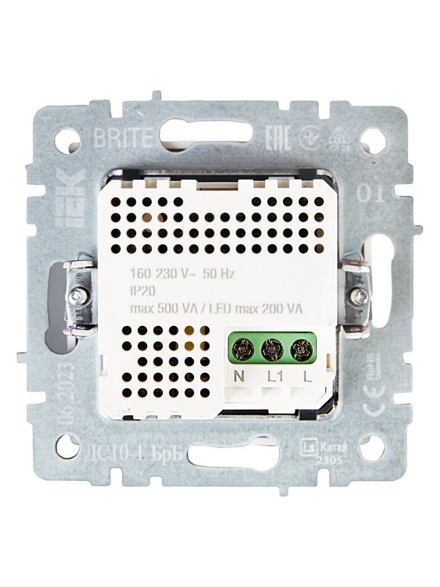 Датчик движения IEK BRITE BASE Белый ДС10-1-БрБ BR-MS10-N-150-05-K01