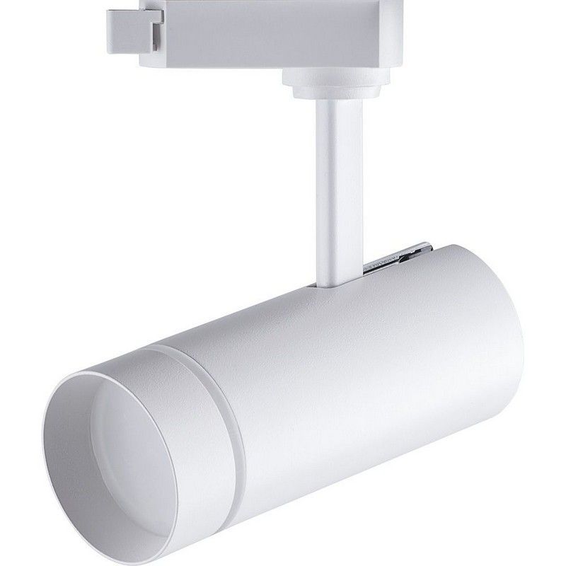 Трековые светодиодные светильники Светодиодный светильник Feron AL106 трековый на шинопровод 12W 4000K 80 градусов белый 32444 