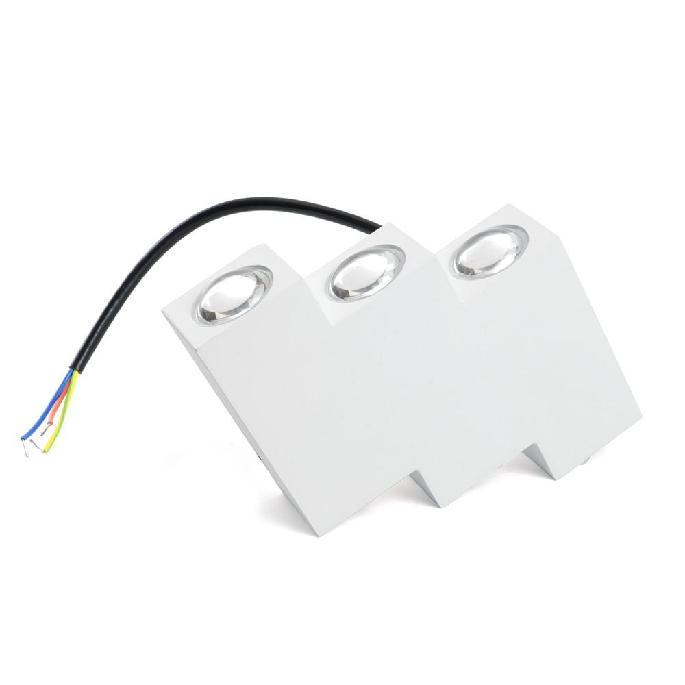 Уличные настенные светильники Светильник уличный светодиодный Feron DH110 6*1W 600Lm 3000K белый 48314 