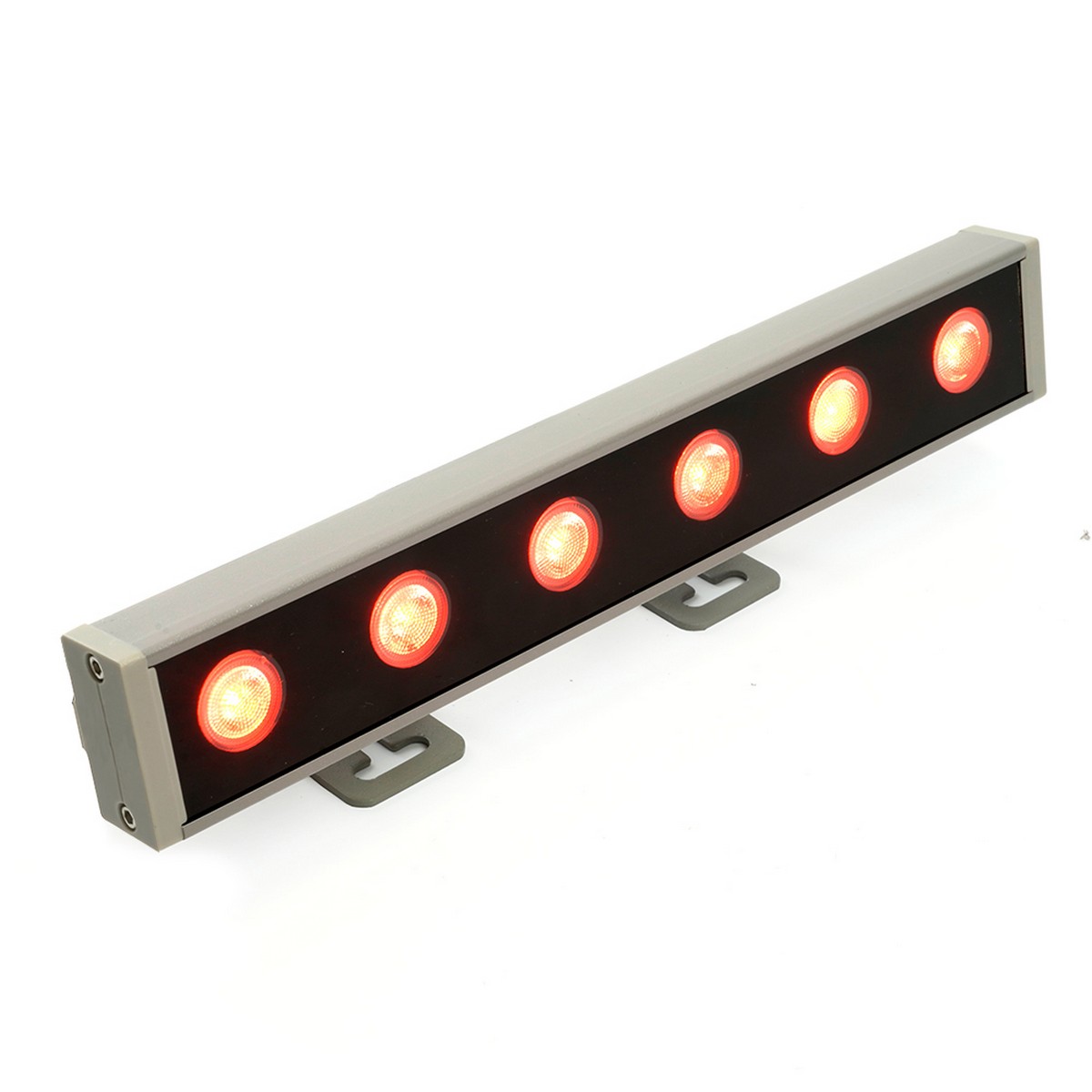 Светодиодный линейный прожектор Feron LL-893 для подсветки стен красный 6W DC24V IP65 51567