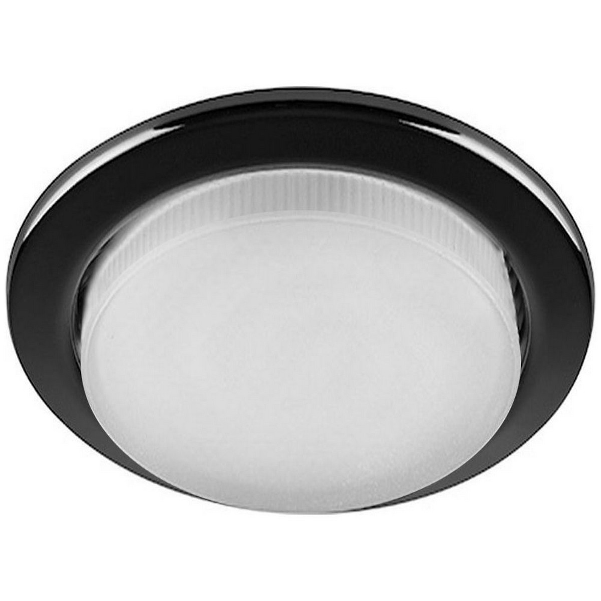 Встраиваемые светодиодные светильники Светильник встраиваемый Feron DL53 потолочный GX53 черный хром 28947 