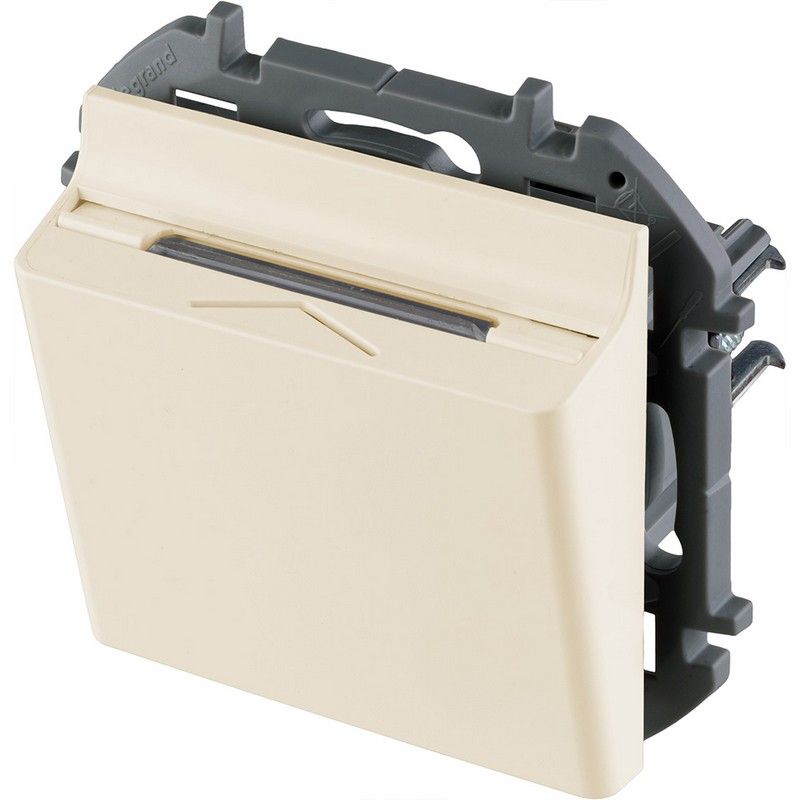 Legrand Inspiria Слоновая кость Выключатель Legrand INSPIRIA Слоновая кость для гостиничных номеров 673801