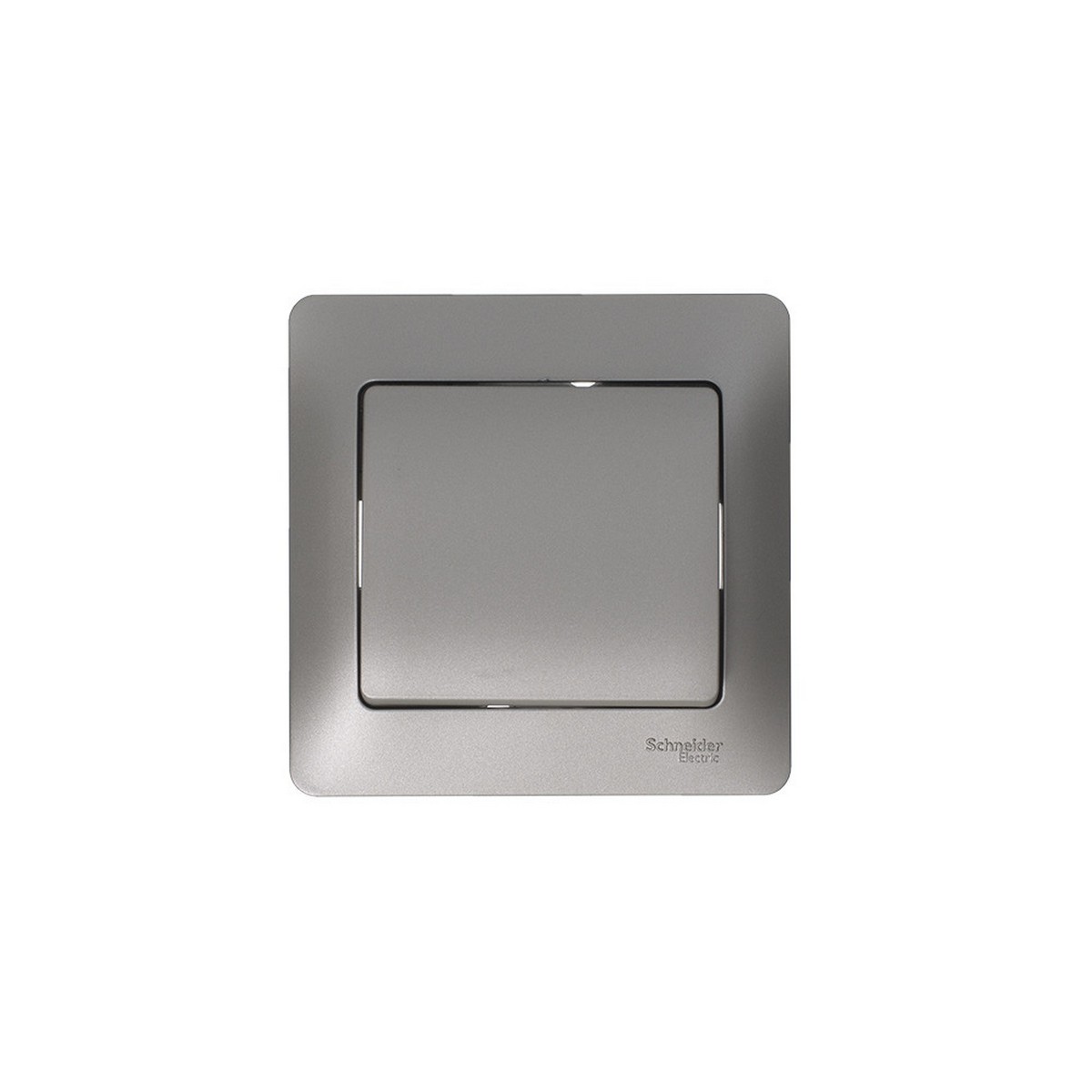 Переключатель 1-клавишный Systeme Electric Glossa Платина GSL001261