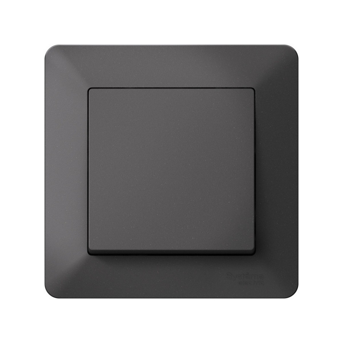 Рамка Systeme Electric AtlasDesign Air Базальт/дымчатый черный 1-ая ATN221401