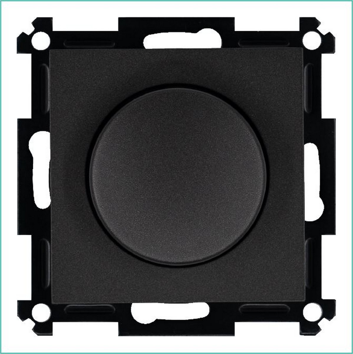 JASMART G - розетки и выключатели Универсальный диммер JASMART 3-500 Вт Led 3-250Вт HV - 500Вт Черный матовый (soft touch) G4012PB-500RV