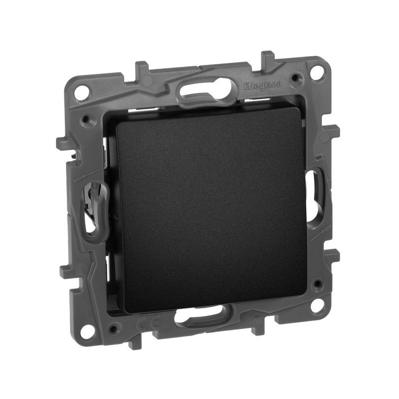 Legrand Etika Антрацит Кнопка Legrand Etika антрацит автоматическая 6А 672614