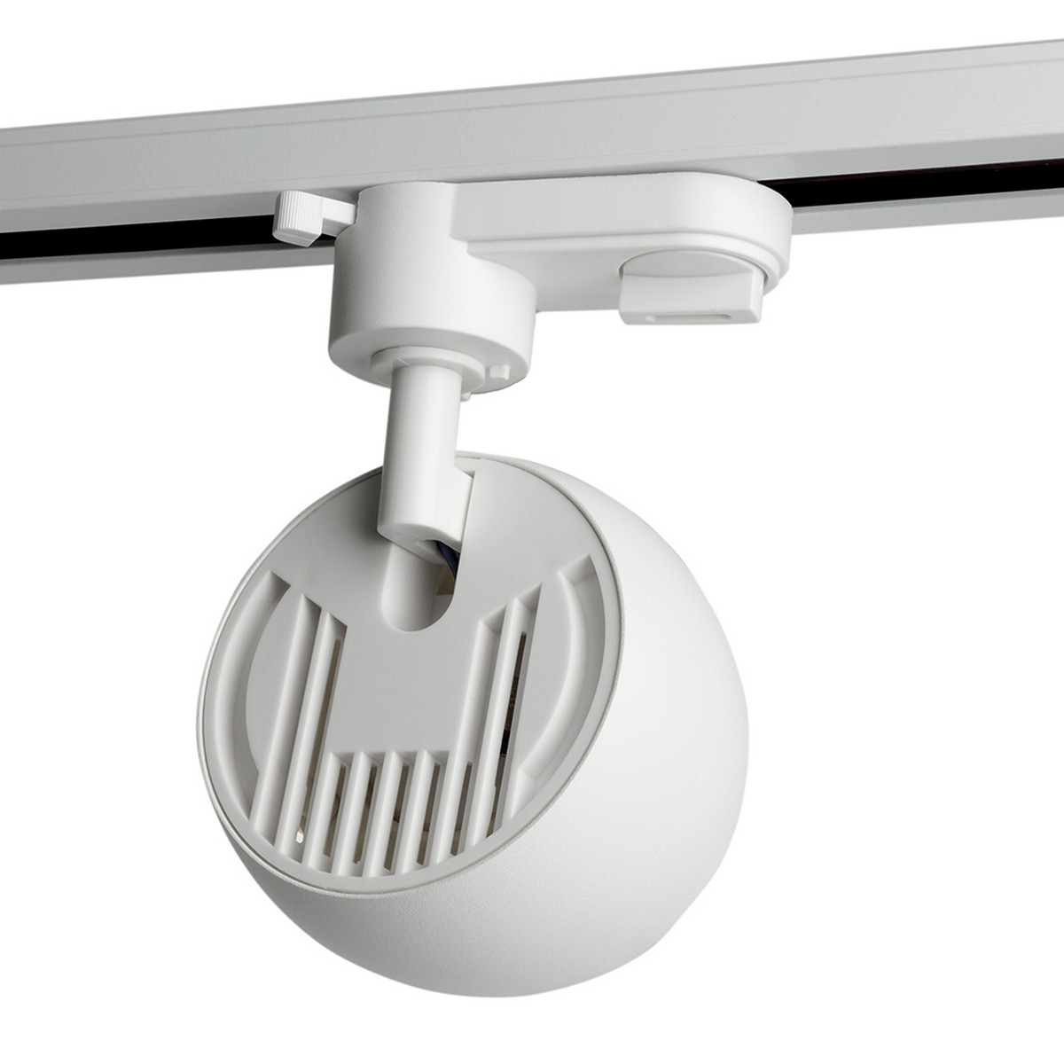 Трековые светодиодные светильники Светильник Feron AL164 трековый однофазный на шинопровод под лампу GX53 белый 48546 