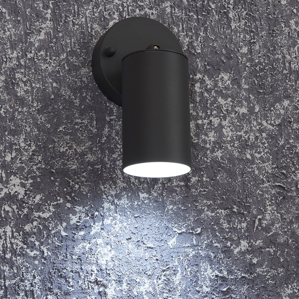 Уличные настенные светильники Светильник садово-парковый Feron DH1704 на стену GU10 230V 35w серый (на стену) 48321 