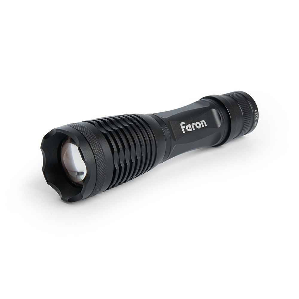 Фонарь ручной Feron TH2401 с аккумулятором USB ZOOM 41683