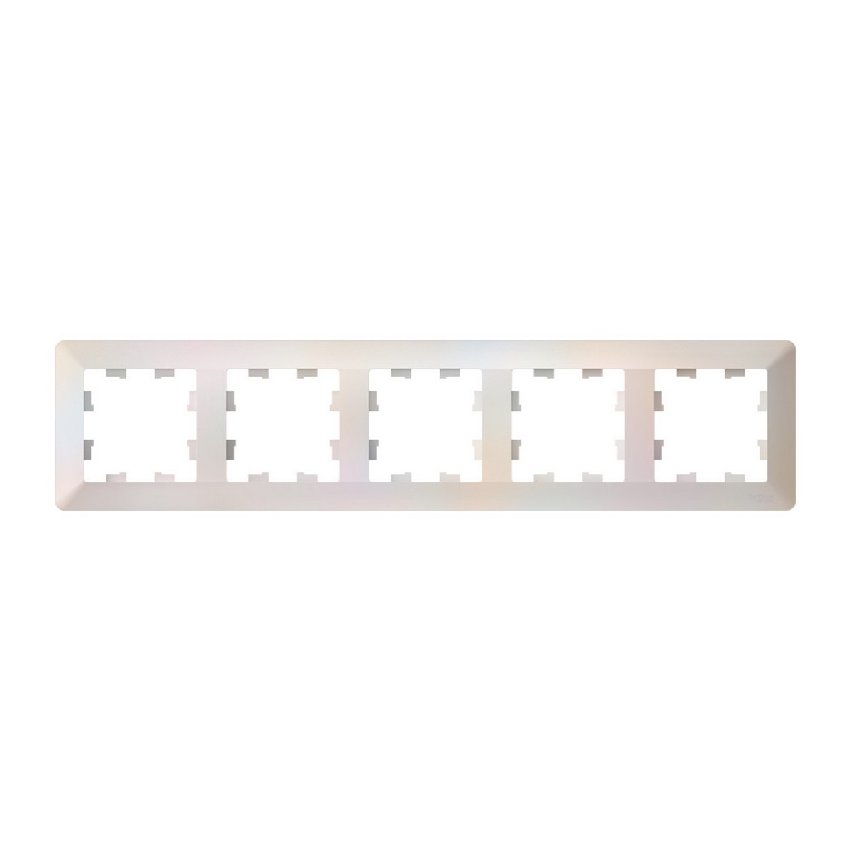 Рамка Systeme Electric AtlasDesign Air Жемчуг/дымчатый белый 5-ая ATN220405