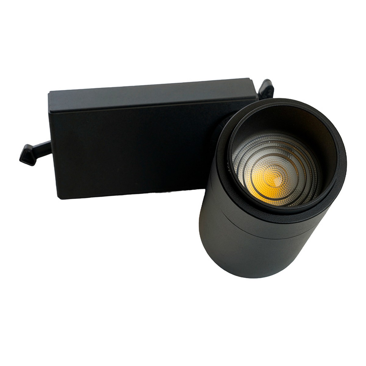 Трековые светодиодные светильники Светодиодный светильник Feron AL137 трековый 12W 4000K черный изменяемый угол освещения 15-60 град 51174 