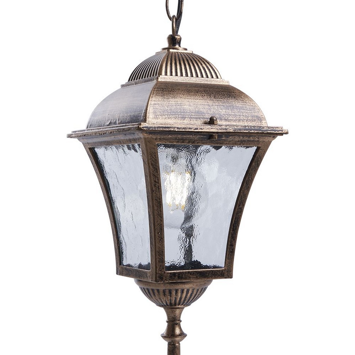 Уличные светильники на цепочке Светильник садово-парковый Feron PL615 на цепочке 60W E27 230V черное золото 11612 