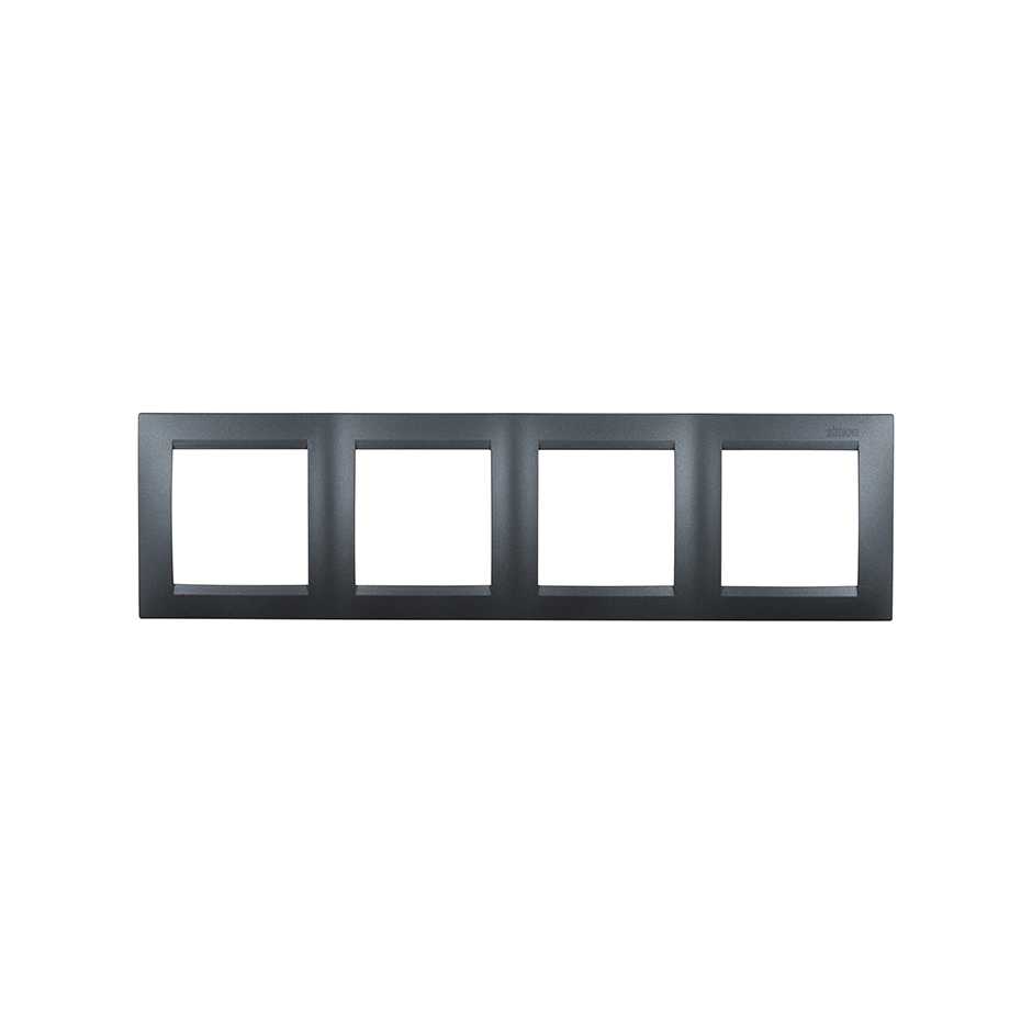 Рамка Simon 15 Графит 4-ая 1500640-038