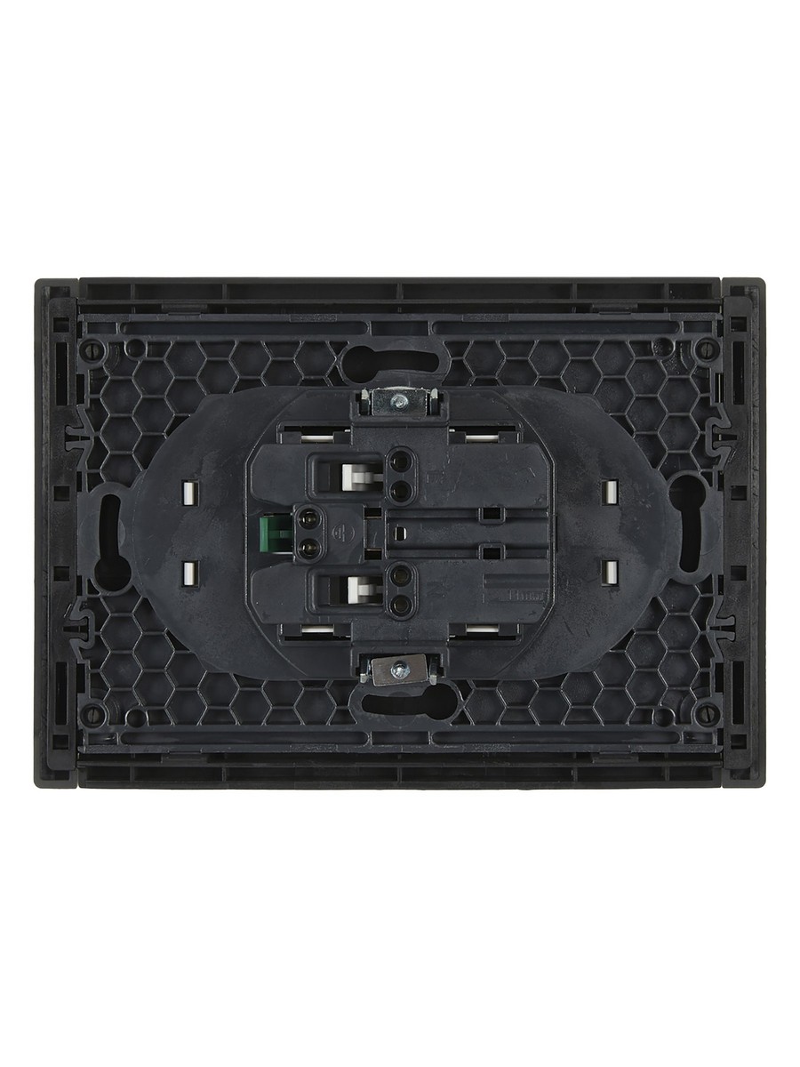 IEK FORTE&PIANO Серый Розетка IEK FORTE&PIANO Серый 2-я с/з безвинтовое крепление 16А FP324