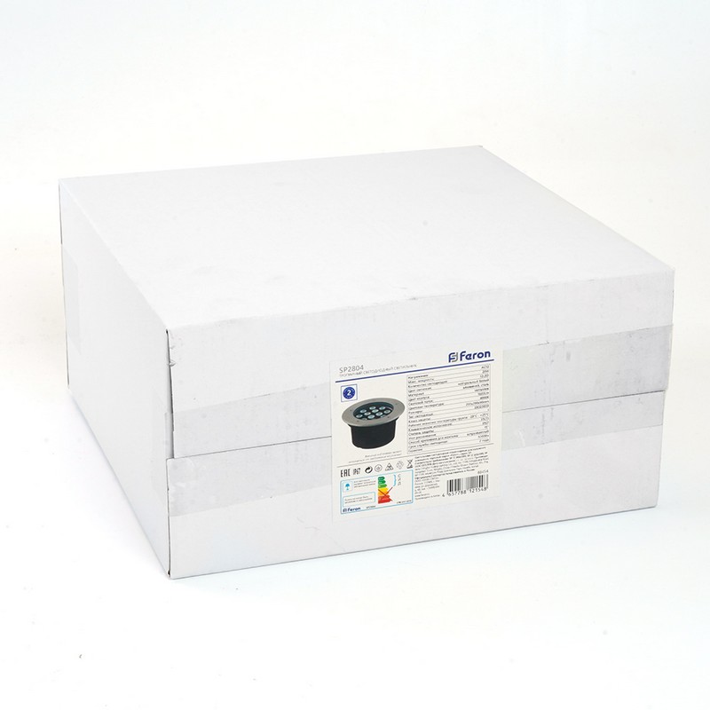 Светодиодный светильник тротуарный (грунтовый) Feron SP2804 20W 12V 3000K IP67 48348