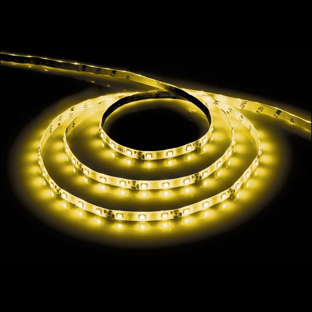 Лента светодиодная Feron LS604 60SMD(2835)/м 4.8Вт/м 12V желтый IP65 5 метров 27674
