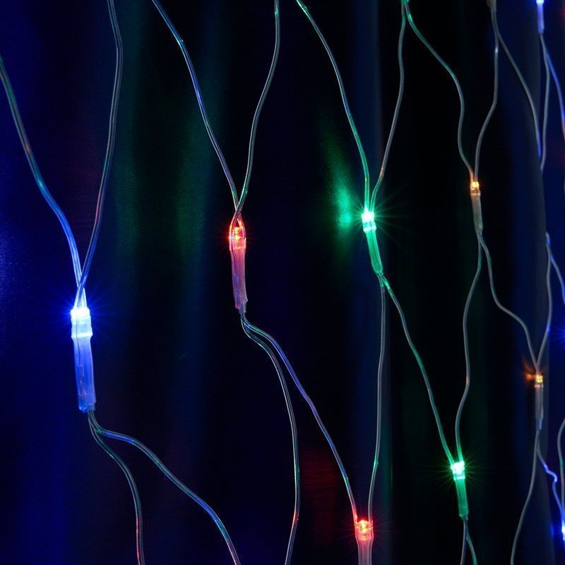 Светодиодная гирлянда Feron CL31 сеть 3х27м + 3м 230V мультиколор 220V 48175