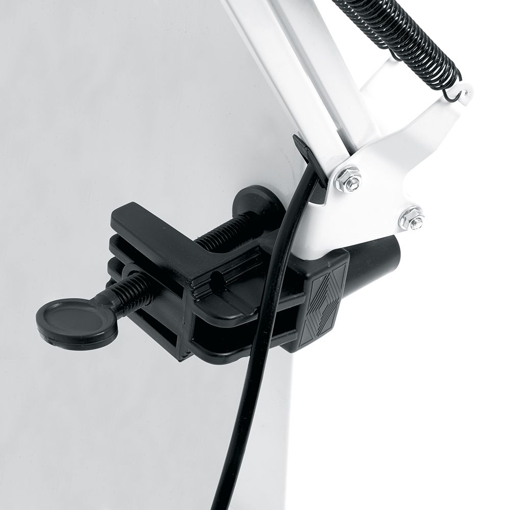 Настольные лампы Настольная лампа Feron DE1430 60W 230V под лампу E27 на струбцине черный 24233 