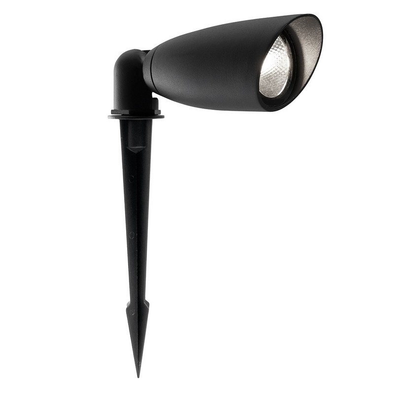 Светодиодные ландшафтные светильники Светодиодный светильник тротуарный (грунтовый) Feron SP2701 5W 12-24V 4000К черный IP65 48447 