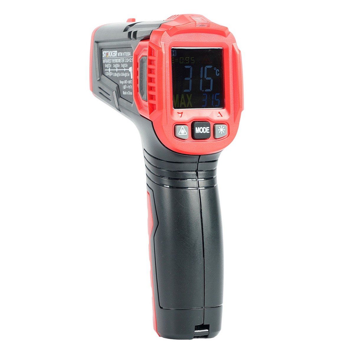 Дистанционный измеритель температуры STEKKER MTM HT650A (пирометр) 49998