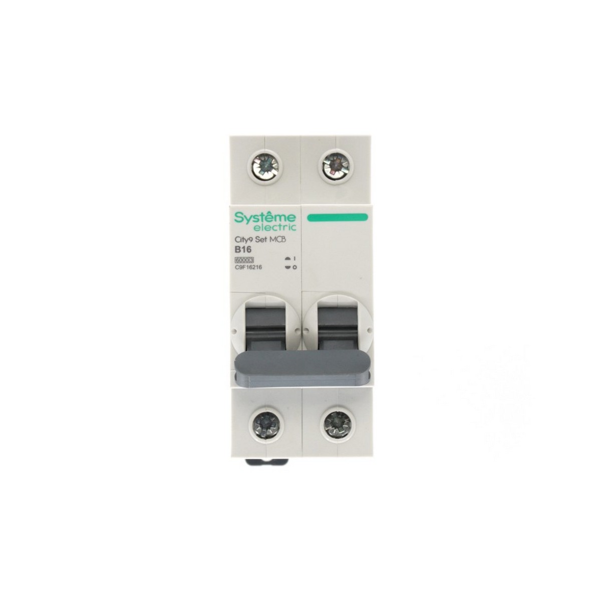 Автоматический выключатель Systeme Electric City9 Set (АВ) B 16А 2P 6kA C9F16216