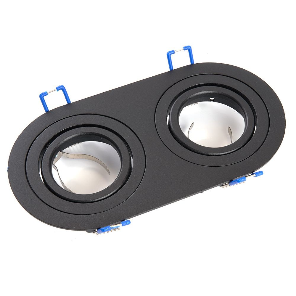 Встраиваемые светодиодные светильники Светильник потолочный встраиваемый Feron DL2812 черный 48459 