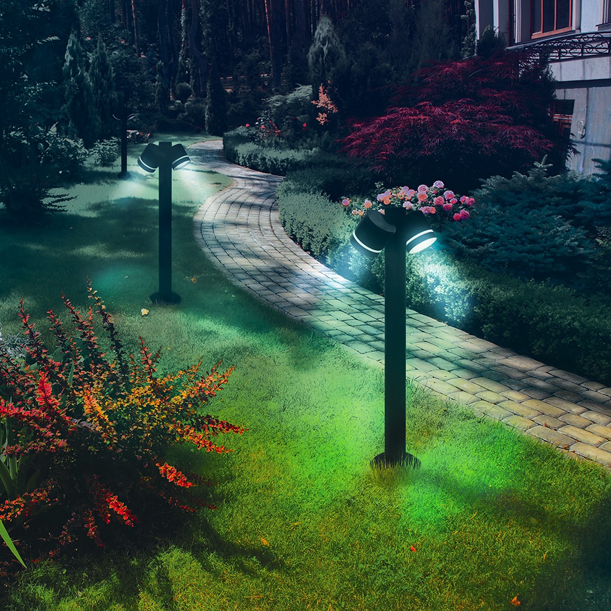 GX70, GX53 Лампа светодиодная Feron LB-455 GX53 12W синяя 51019 