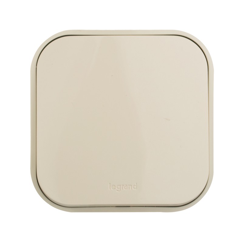 Кнопка Legrand Quteo 6A 1-клавишная бежевая  782235