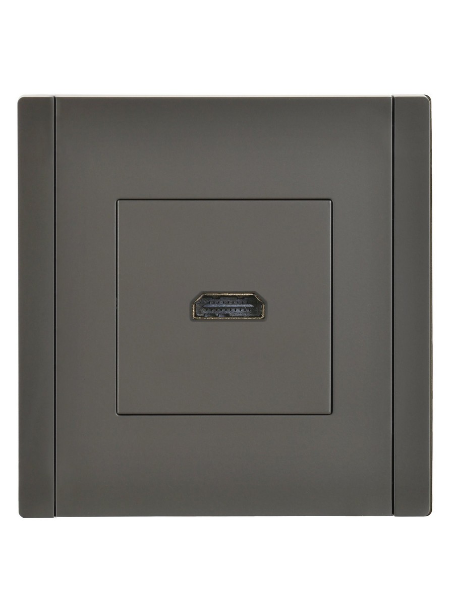 IEK FORTE&PIANO Серый Розетка IEK FORTE&PIANO Серый HDMI FP340