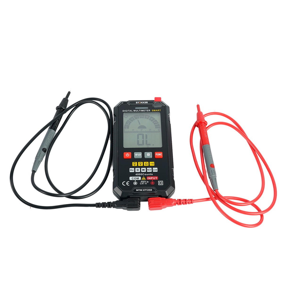 Мультиметр STEKKER MTM HT125B цифровой 49995