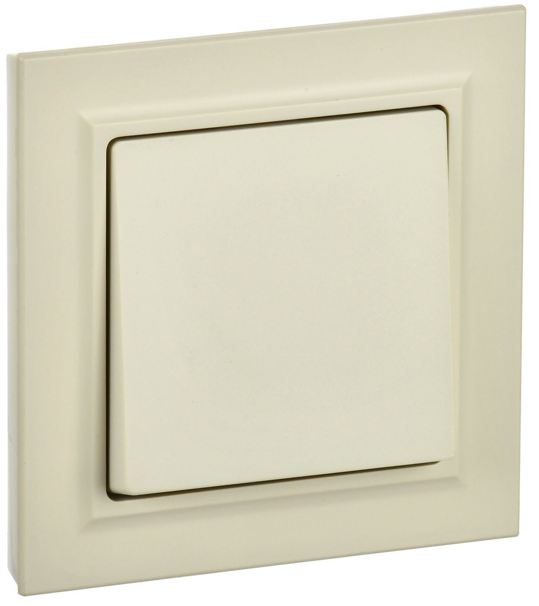 Выключатель IEK BRITE Бежевый 1-кл. 10А в сборе ВСР10-1-0-БрКр BR-V10-0-10-K10-F