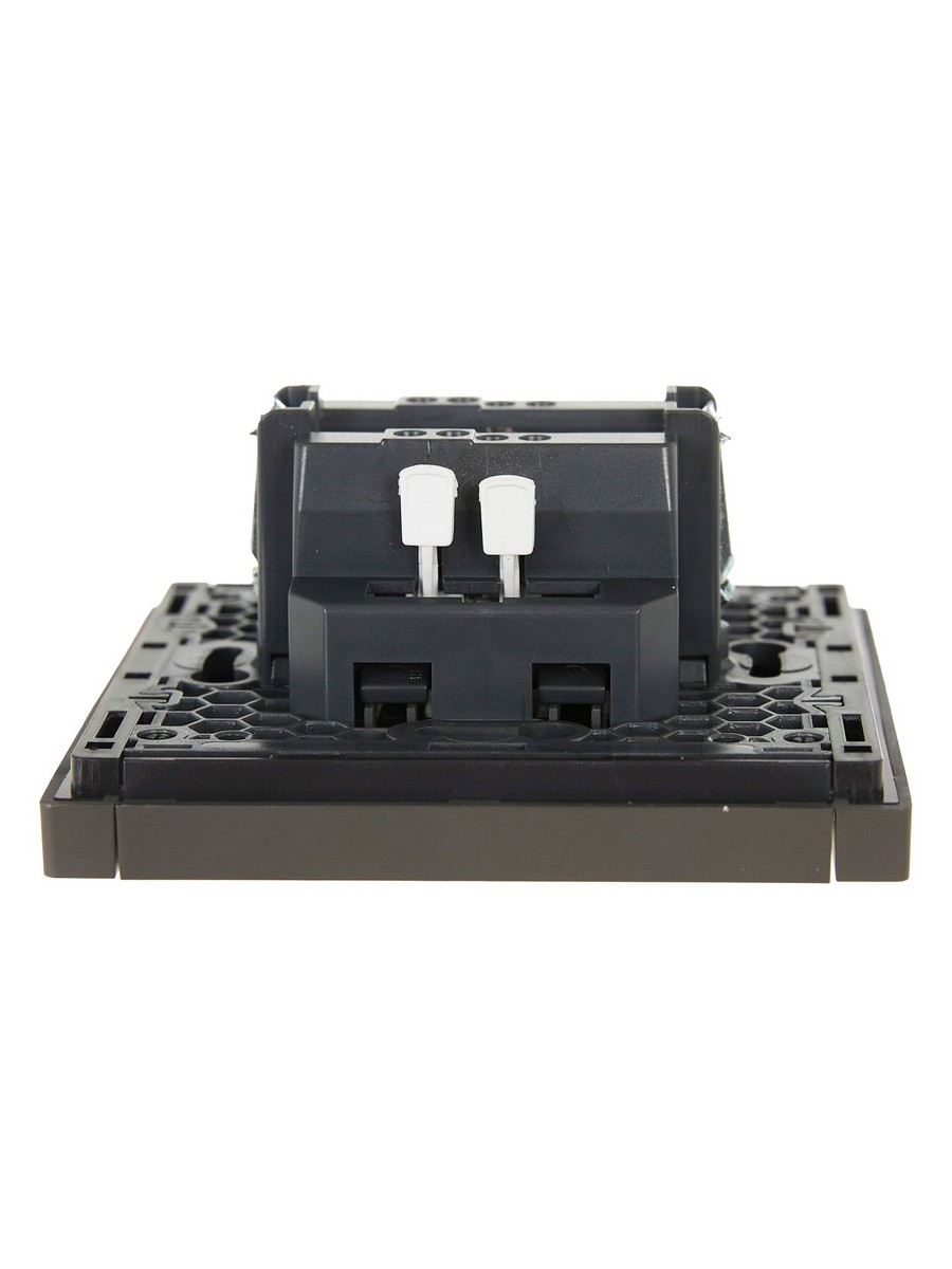 IEK FORTE&PIANO Серый Выключатель IEK FORTE&PIANO Серый 1-кл 10А FP301