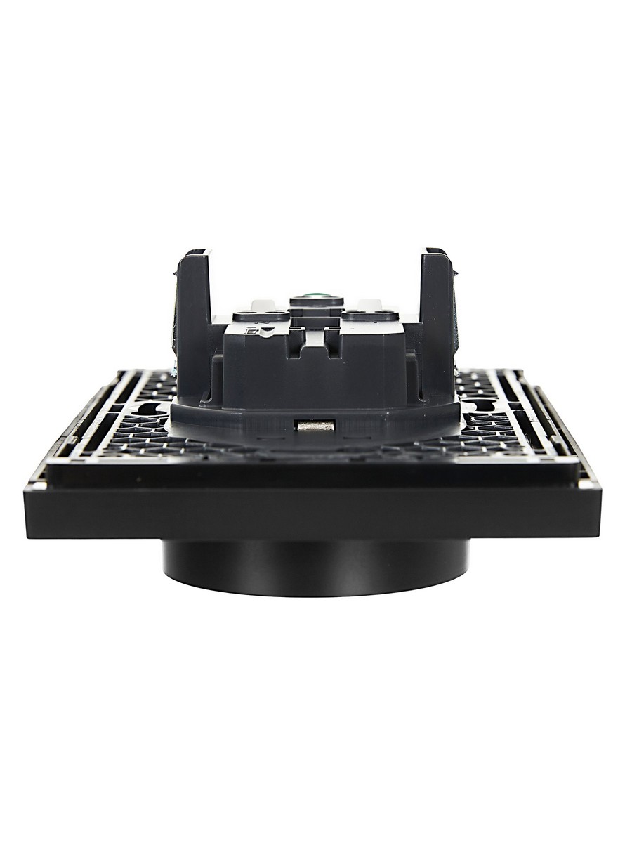 IEK FORTE&PIANO Черный Розетка IEK FORTE&PIANO Черный 2-я с/з со шт безвинтовое крепление 16А FP123