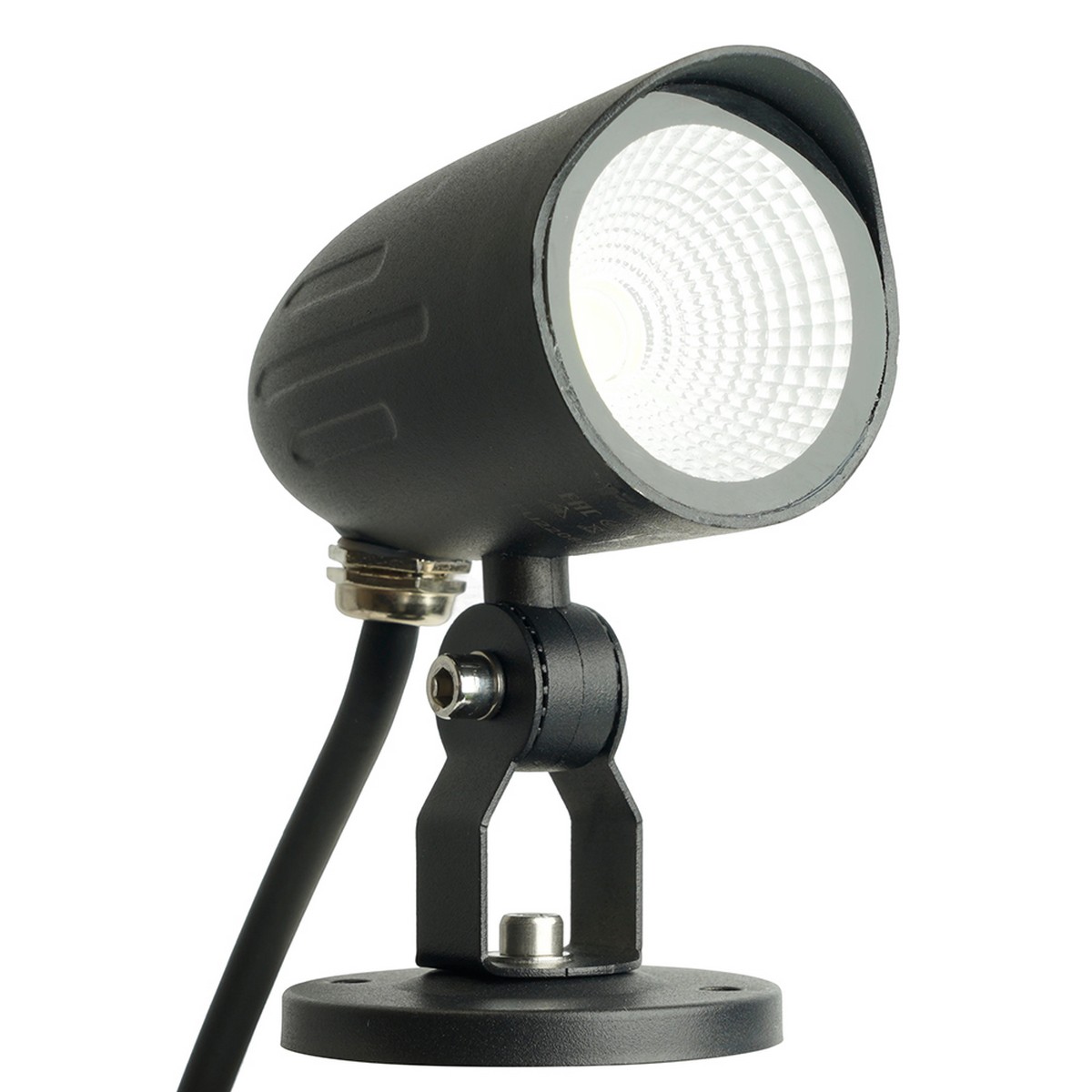 Светодиодный светильник тротуарный (грунтовый) Feron SP2713 7W зеленый IP65 51765