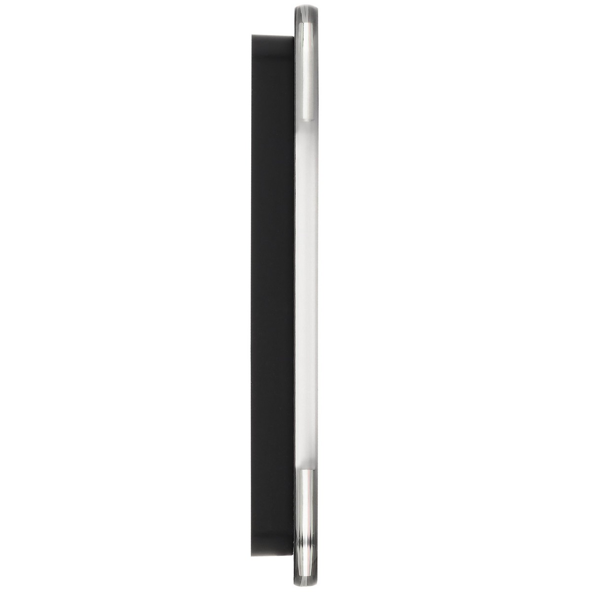 Рамка IEK BRITE DECOR Черный матовый стекло скругл.угол 1-мест. РУ-1-2-Бр RE BR-M12-G-41-K02