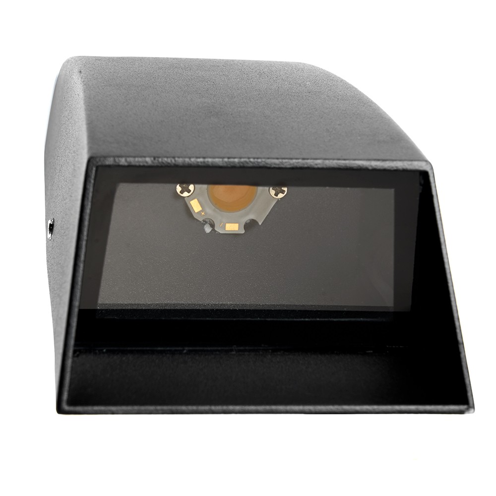 Уличные настенные светильники Светильник уличный светодиодный Feron DH506 6W 170Lm 4000K черный 48364 