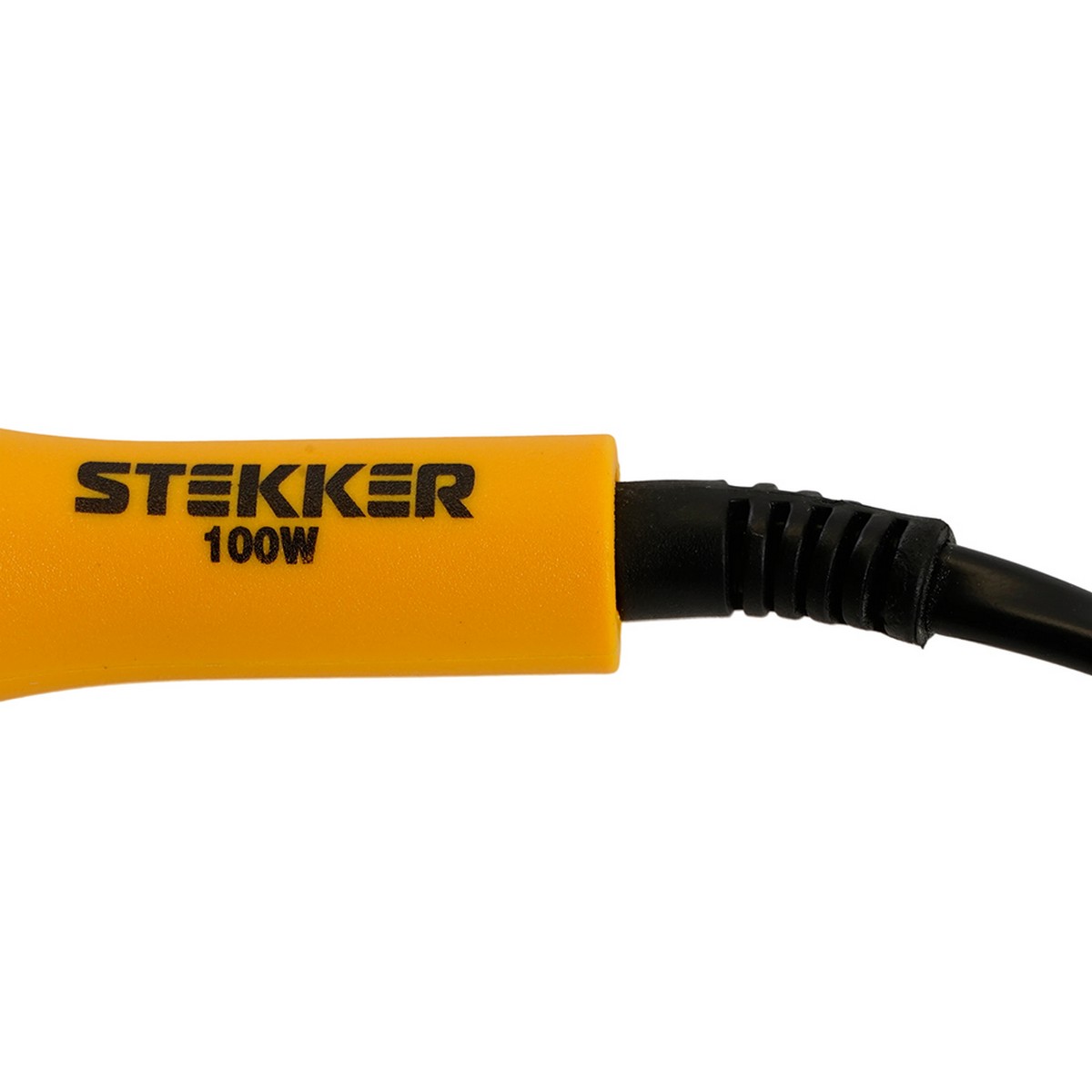 Паяльник STEKKER PLE201- 100 100W с кнопкой вкл., нихромовый нагреватель, долговечное жало, 230В 49803