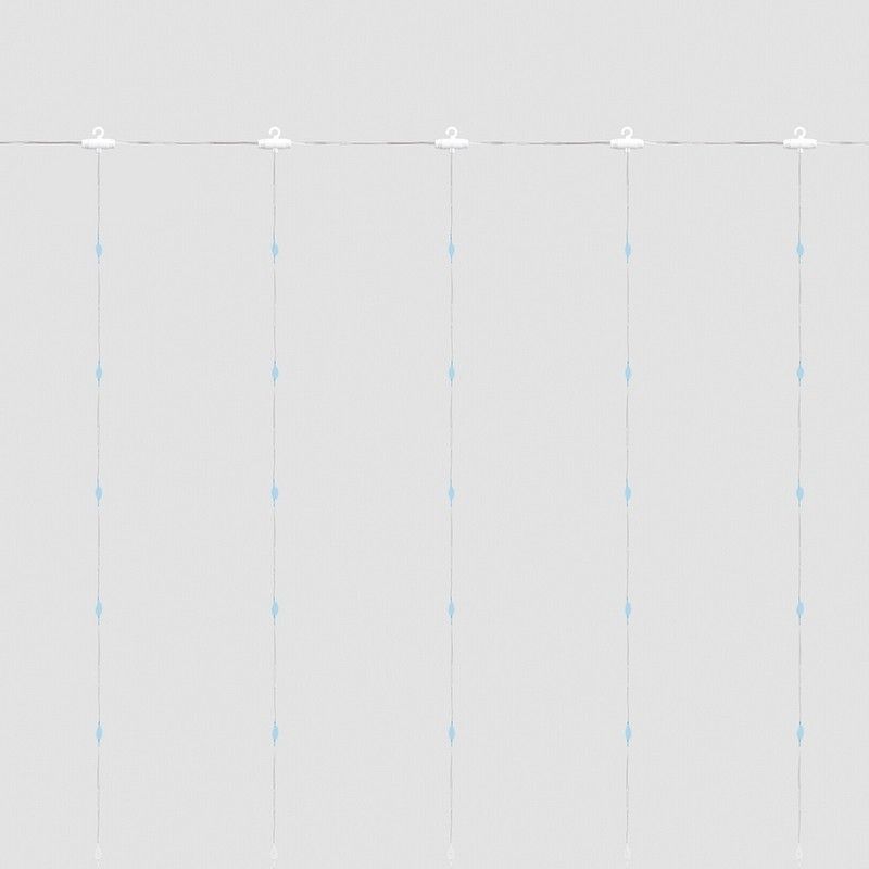 Светодиодная гирлянда Feron CL590 занавес 2*2м + 2м 5000К USB 41636