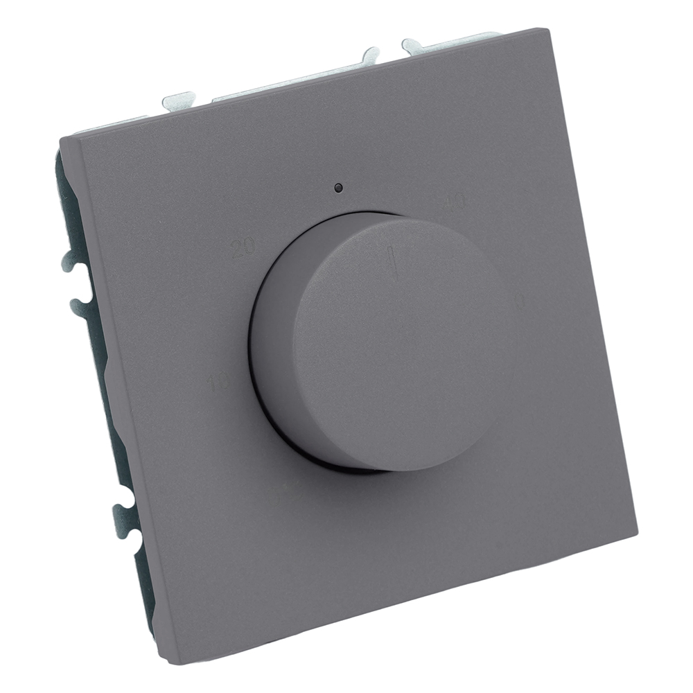 Терморегулятор механический STEKKER Эмили RSW00-5120-10 платиново-серый soft touch 50712