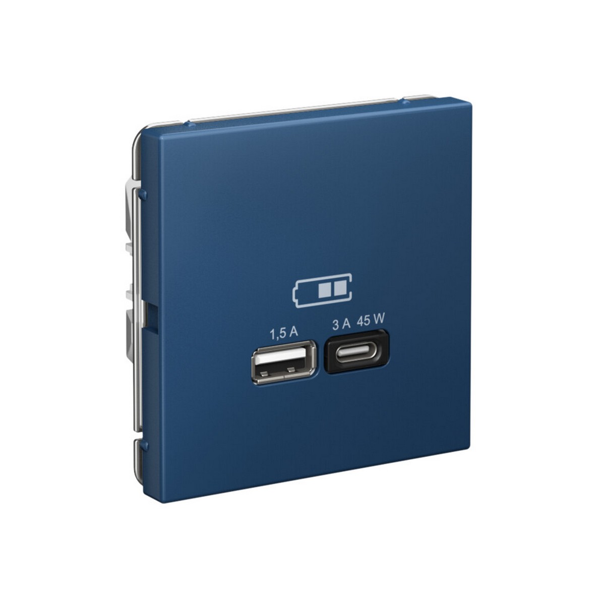 ArtGallery Аквамарин USB Розетка Systeme Electric ArtGallery Аквамарин A + тип-C 45Вт высокоскор.заряд. QC PD GAL001129