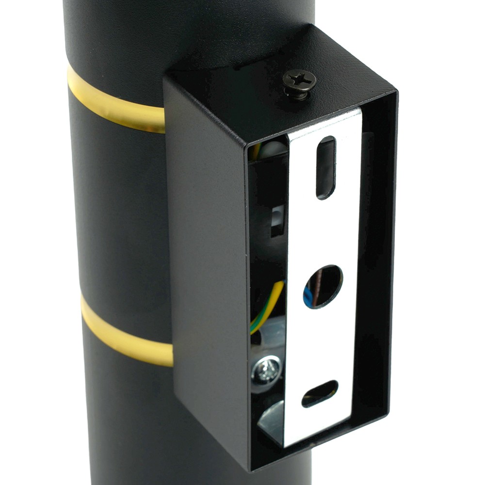 Накладные светодиодные светильники Светильник настенный Feron ML1860 ZEN черный золото 48649 