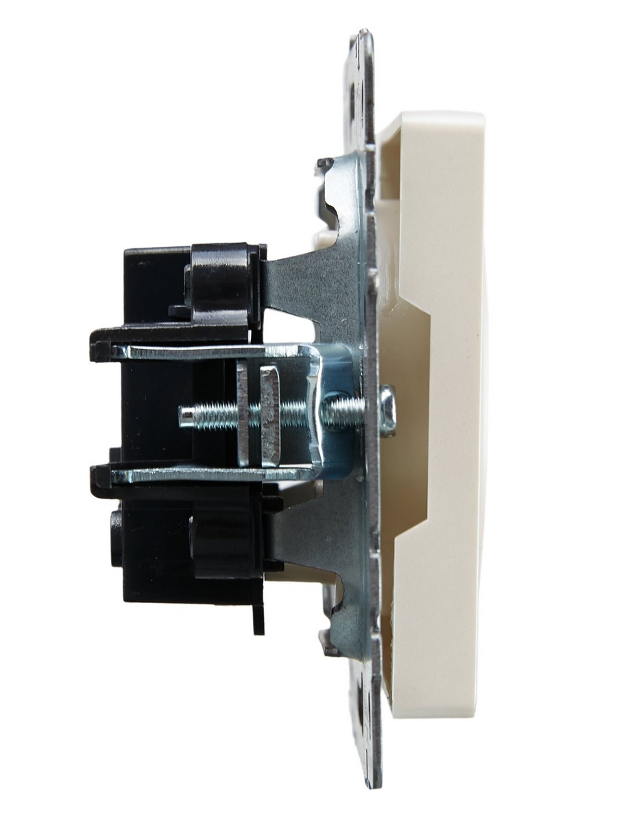 IEK Brite Жемчуг Розетка IEK BRITE б/з без шторок 10А РС10-1-0-БрЖ жемчуг BR-R10-10-K36