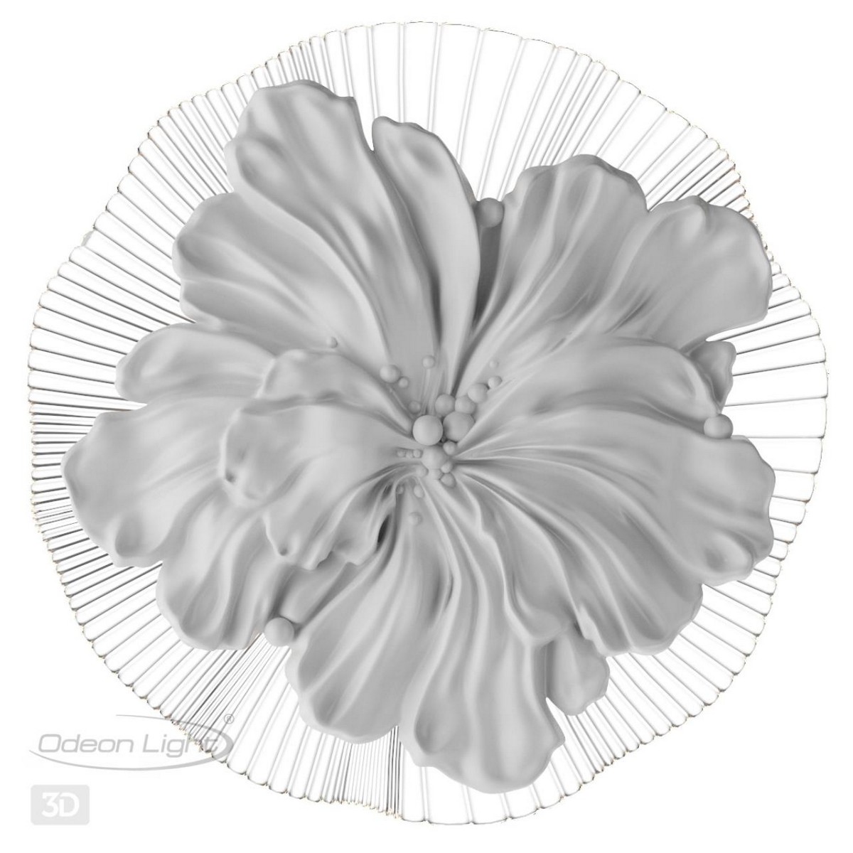 Накладные светодиодные светильники Настенный светильник ODEON LIGHT 6614/8WL FIORE 