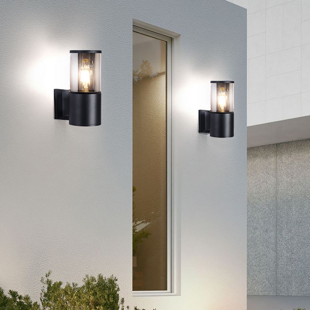 Уличные настенные светильники Светильник садово-парковый Feron DH1301 E27 черный 51330 