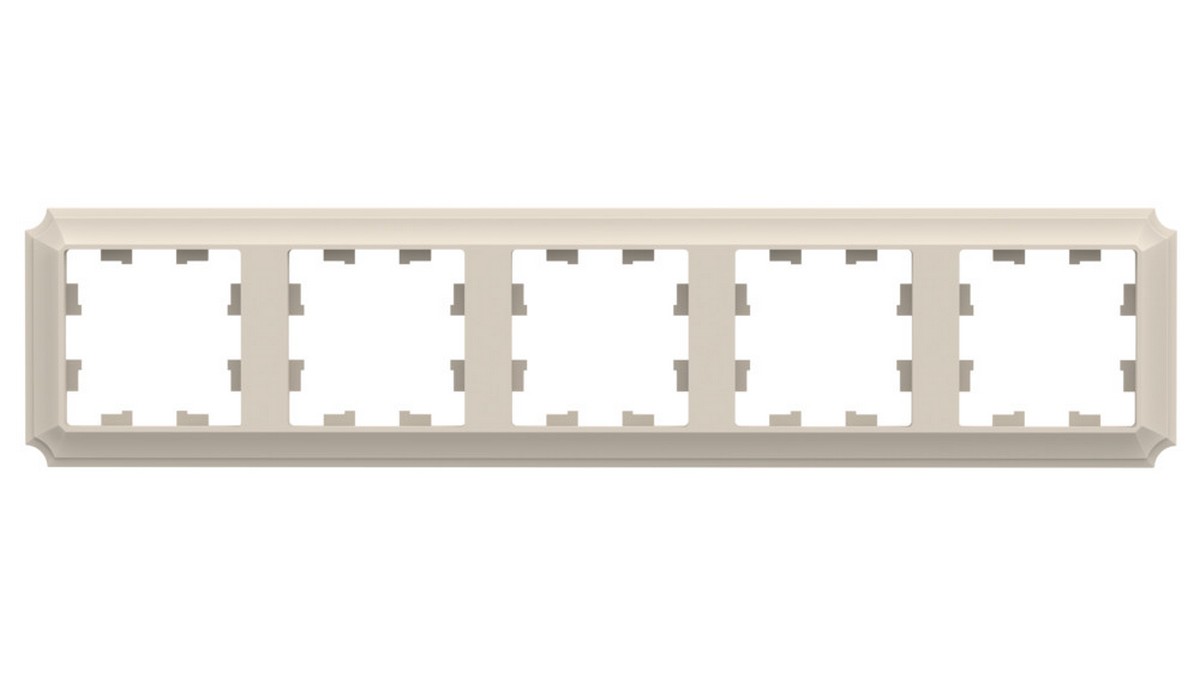 Рамка Systeme Electric AtlasDesign Antique Бежевый 5-ая, универсальная ATN100205