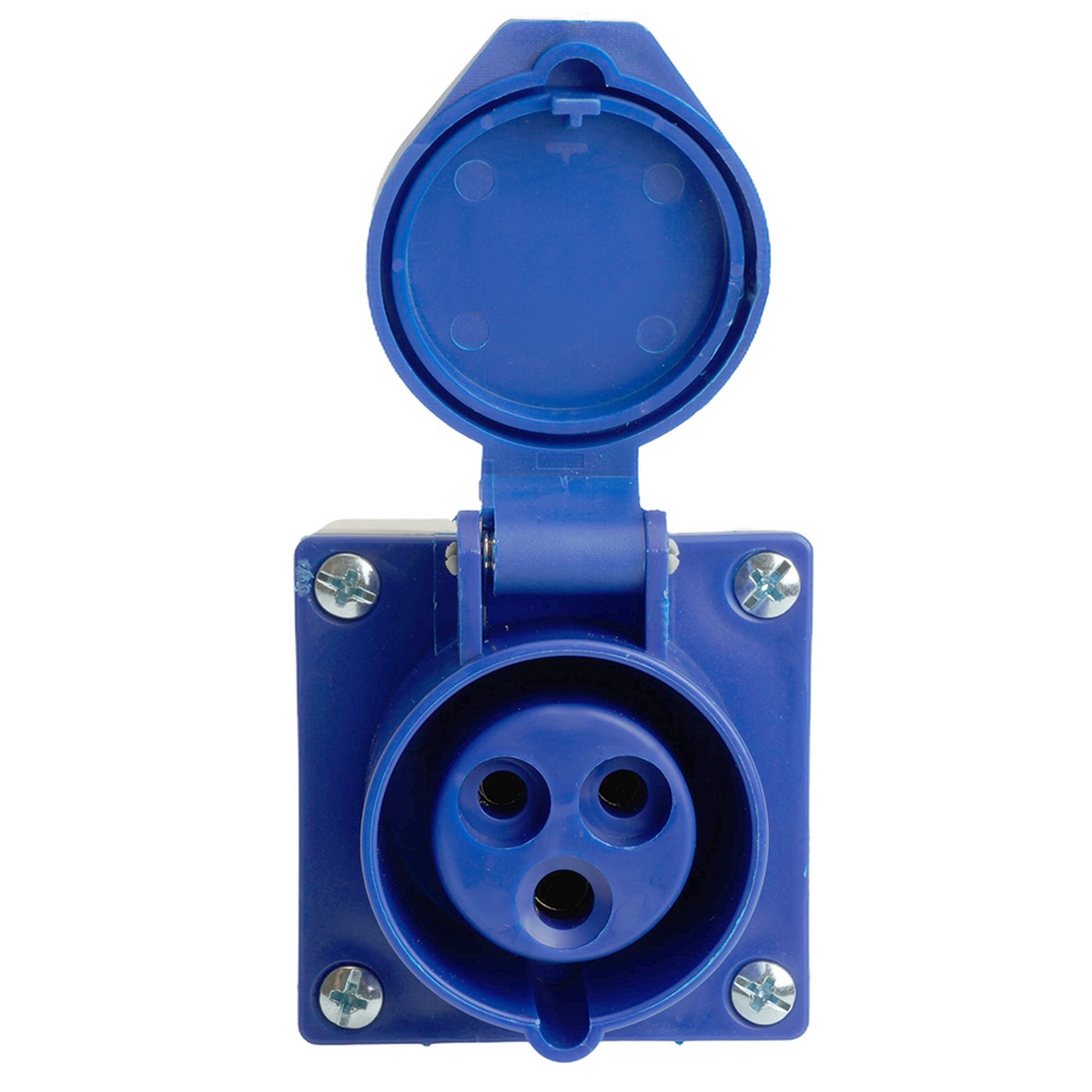 Силовые разъемы и вилки Розетка STEKKER стационарная ST-113 16А 220В 2P+PE IP44 RST16-113-44 49432 