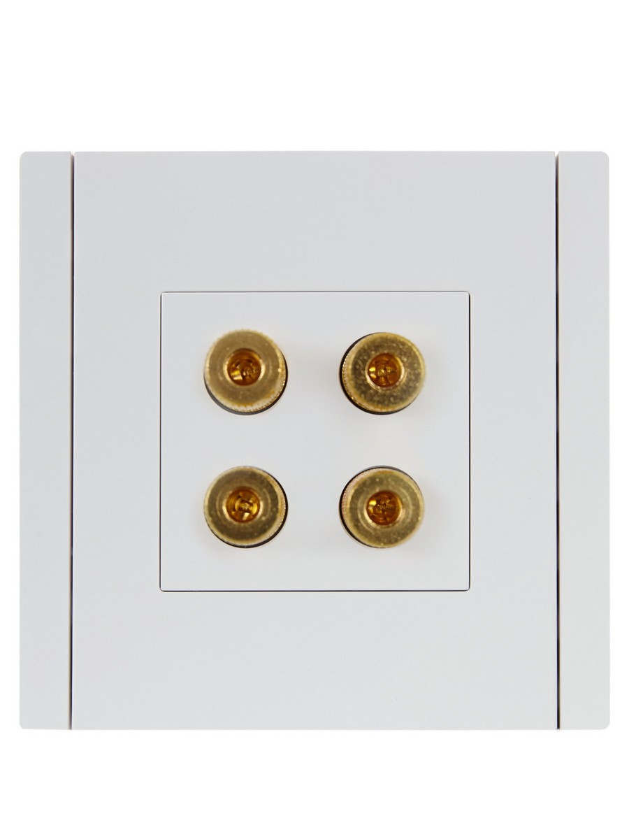 IEK FORTE&PIANO Белый Аудиорозетка IEK FORTE&PIANO Белый 4-мест. FP239